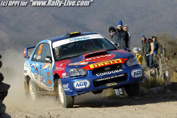 RALLY D'ARGENTINE 17/7/2004 : FRANCOIS FLAMAND