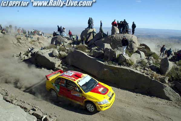RALLY D'ARGENTINE 17/7/2004 : FREDERIC LE FLOC'H