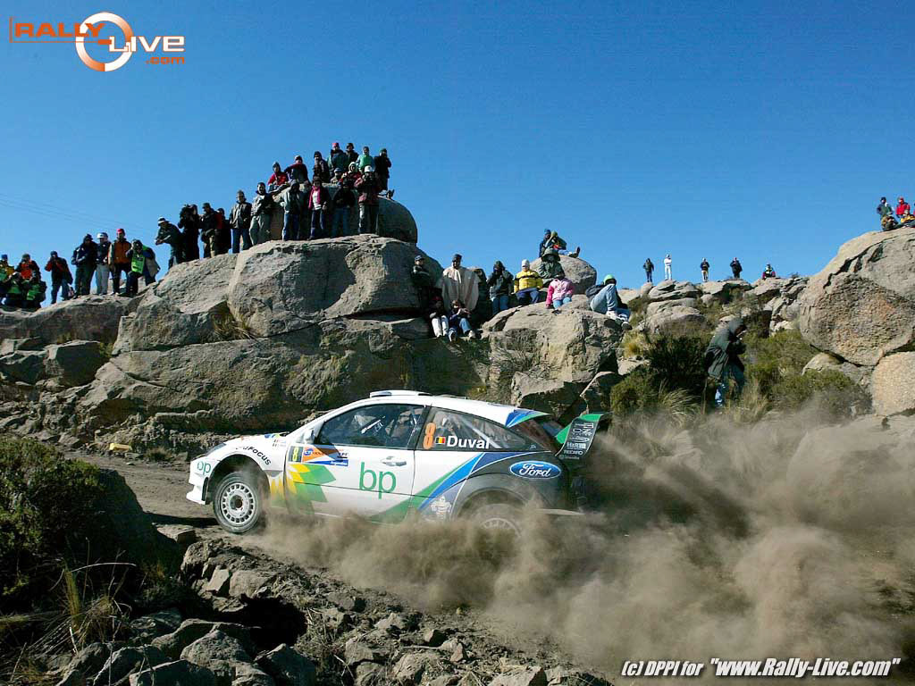 AUTO - WRC 2004 - ARGENTINA RALLY - CORDOBA 18/07/2004 - PHOTO : DPPIN 8 - FRANCOIS DUVAL - STEPHANE PREVOT / FORD FOCUS WRC  - ACTION