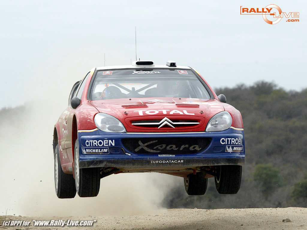 AUTO - WRC 2004 - ARGENTINA RALLY - CORDOBA 18/07/2004 - PHOTO : FRANCOIS BAUDIN / DPPIN 3 - SEBASTIEN LOEB - DANIEL ELENA / CITROEN XSARA WRC - ACTION