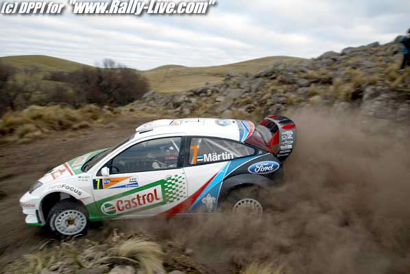 RALLY D'ARGENTINE 17/7/2004 : FRANCOIS BAUDIN