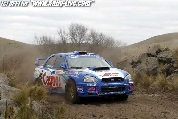 RALLY D'ARGENTINE 17/7/2004 : FRANCOIS BAUDIN
