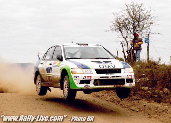 Rallye Argentinien - vierter Lauf Rallye-Production-WM 2004: Manfred Stohl/Ilka Minor (A/A - Mitsubishi Lancer Evo 7)Copyright: ISPFDWerkvolkstrae 22, D-90451 NrnbergT 0049 (0) 911-644785, F 0049 (0) 911-644834M 0049 (0) 171-5477639