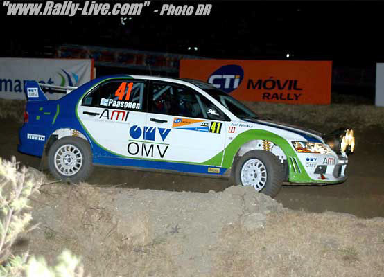 Rallye Argentinien - vierter Lauf Rallye-Production-WM 2004: Jani Paasonen/Jani Vainikka (FIN/FIN - Mitsubishi Lancer Evo 7).Copyright: ISPFDWerkvolkstrae 22, D-90451 NrnbergT 0049 (0) 911-644785, F 0049 (0) 911-644834M 0049 (0) 171-5477639