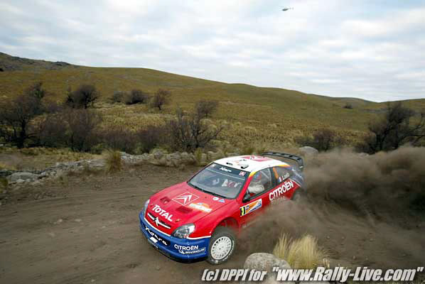 RALLY D'ARGENTINE 17/7/2004 : FRANCOIS BAUDIN