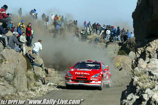 RALLY D'ARGENTINE 17/7/2004 : FRANCOIS BAUDIN