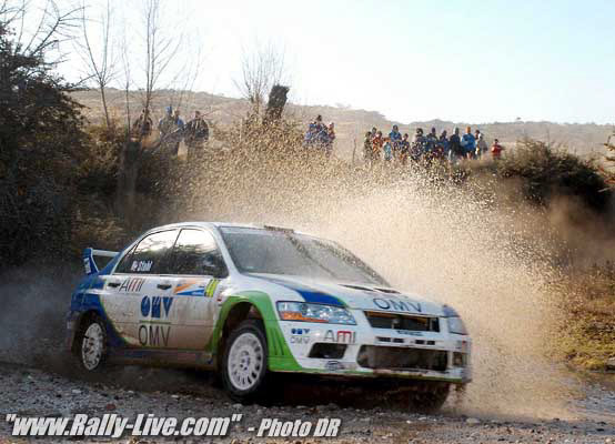 Rallye Argentinien - vierter Lauf Rallye-Production-WM 2004: Manfred Stohl/Ilka Minor (A/A - Mitsubishi Lancer Evo 7)Copyright: ISPFDWerkvolkstrae 22, D-90451 NrnbergT 0049 (0) 911-644785, F 0049 (0) 911-644834M 0049 (0) 171-5477639