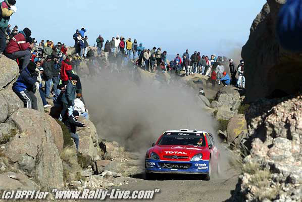 RALLY D'ARGENTINE 17/7/2004 : FRANCOIS BAUDIN