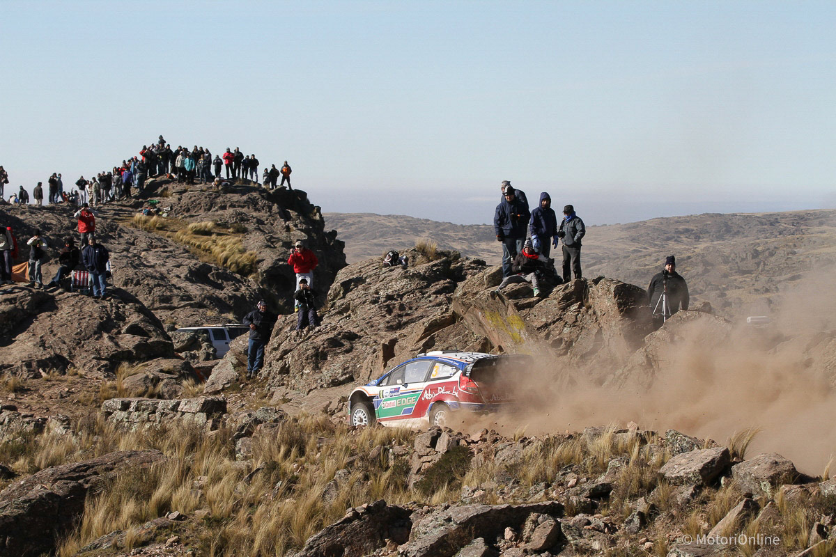 Mikko Hirvonen (FIN) Jarmo Lehtinen (FIN), Ford Fiesta RS WRC,  BP Ford Abu Dhabi World Rally Team