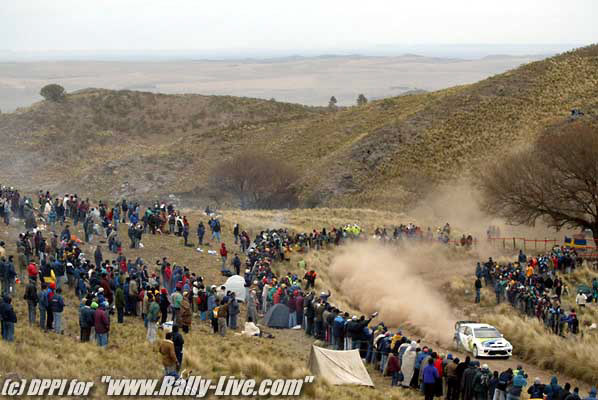 RALLY D'ARGENTINE 17/7/2004 : FREDERIC LE FLOC'H