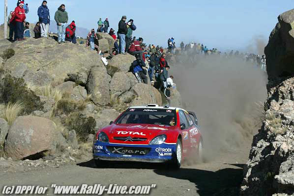 RALLY D'ARGENTINE 17/7/2004 : FRANCOIS BAUDIN