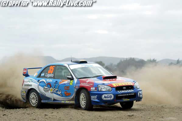RALLY D'ARGENTINE 17/7/2004 : FREDERIC LE FLOC'H