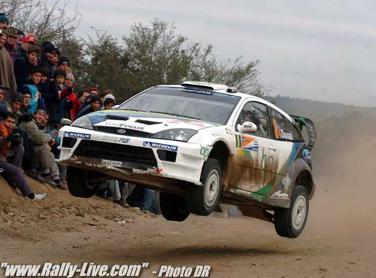 2004 World Rally ChampionshipRally Argentina, July 15-18, 2004Francois Duval flies on a jump on stage 16Photo:  Ralph Hardwick