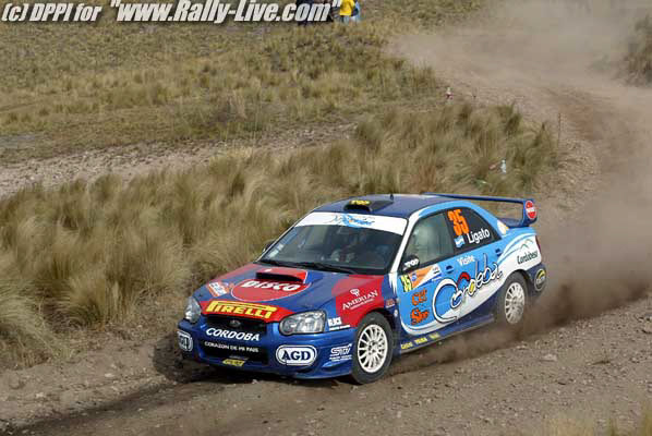 RALLY D'ARGENTINE 17/7/2004 : FRANCOIS BAUDIN