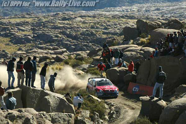 RALLY D'ARGENTINE 17/7/2004 : FREDERIC LE FLOC'H
