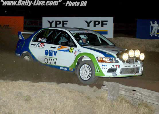 Rallye Argentinien - vierter Lauf Rallye-Production-WM 2004: Manfred Stohl/Ilka Minor (A/A - Mitsubishi Lancer Evo 7)Copyright: ISPFDWerkvolkstrae 22, D-90451 NrnbergT 0049 (0) 911-644785, F 0049 (0) 911-644834M 0049 (0) 171-5477639