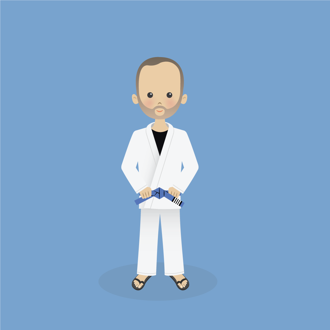 Ready to tangle with Jiu-Jitsu teammates
