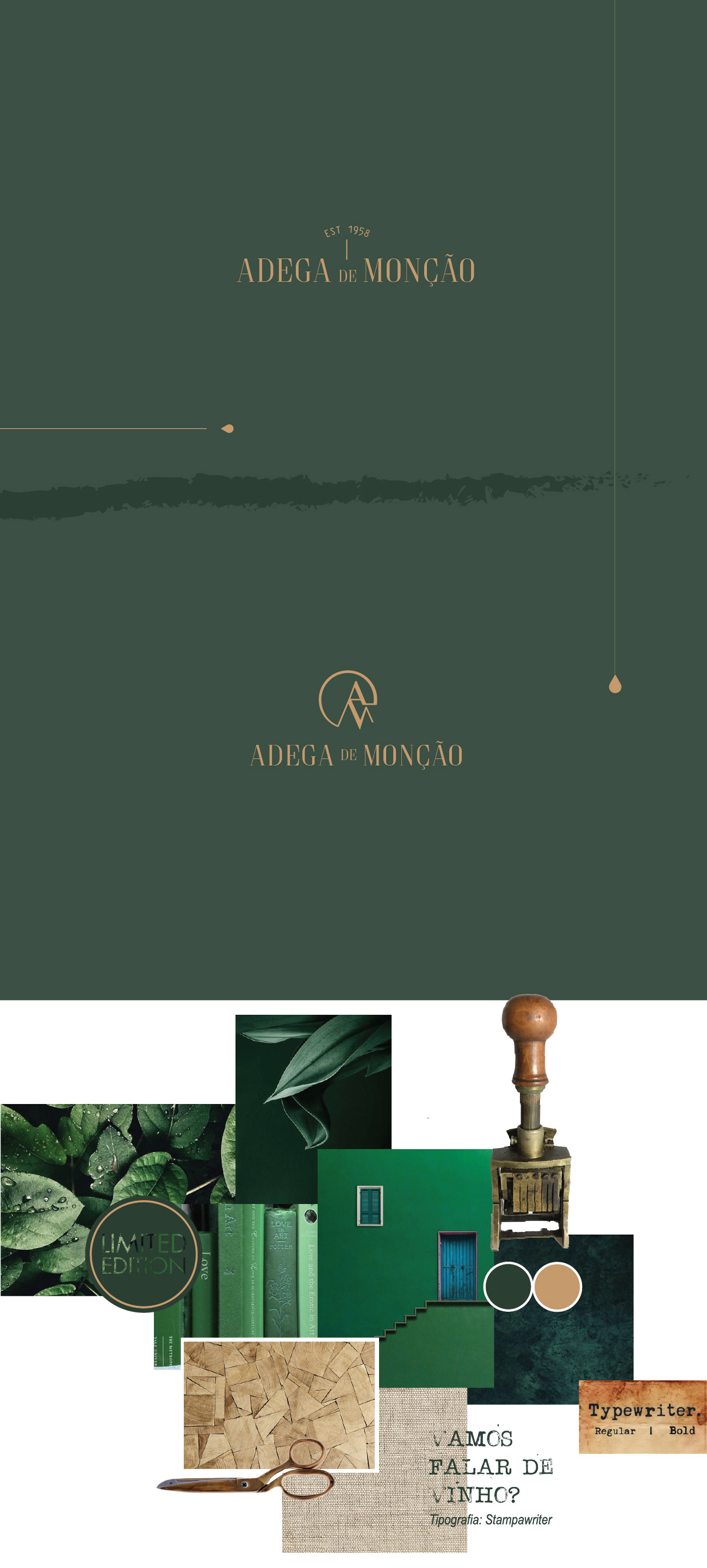 identidade visual adega de monção