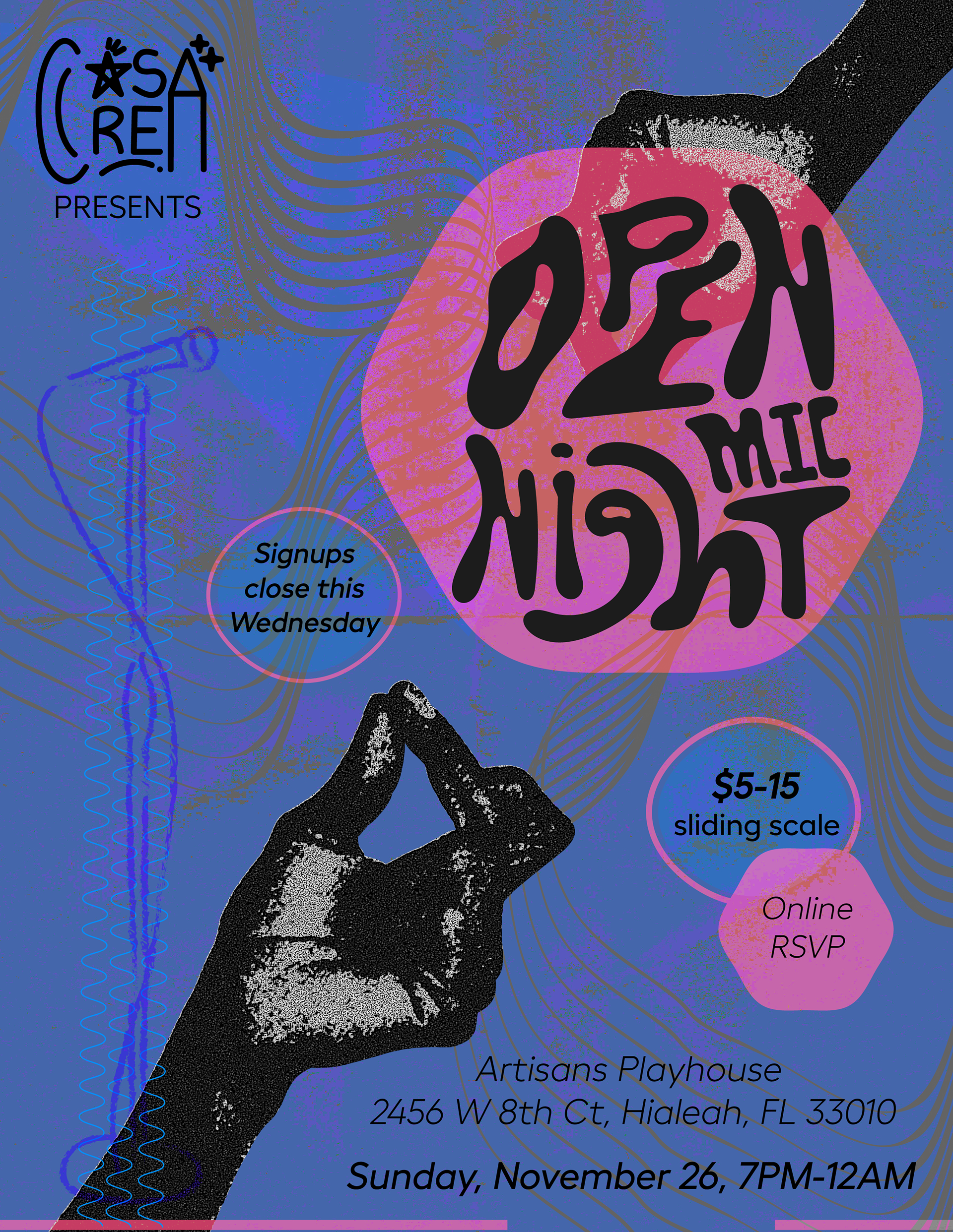 Event Flyer for Casa Crea (2023)