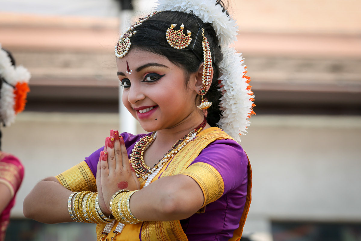 Bharatanatyam Dancer, South Asian Fest, 2015
