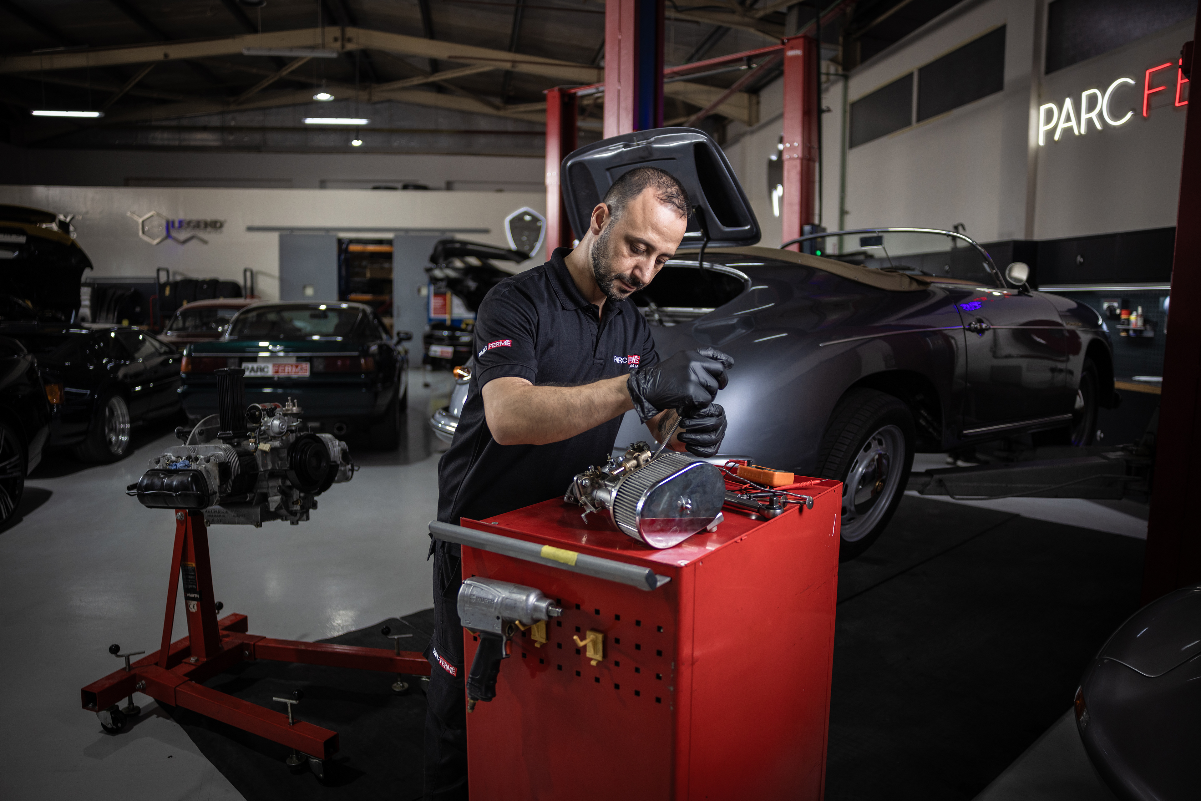 parc ferme garage and detailing facility social media campaign 2026