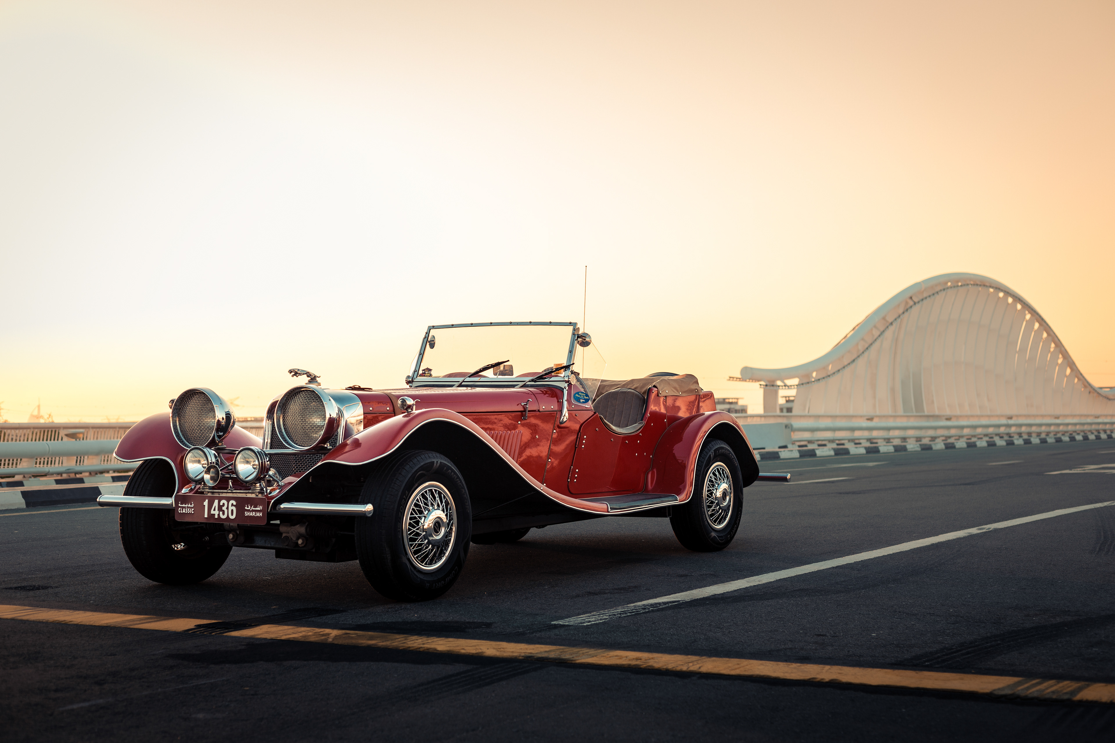 private car collector dubai 1937 jaguar ss100 2023