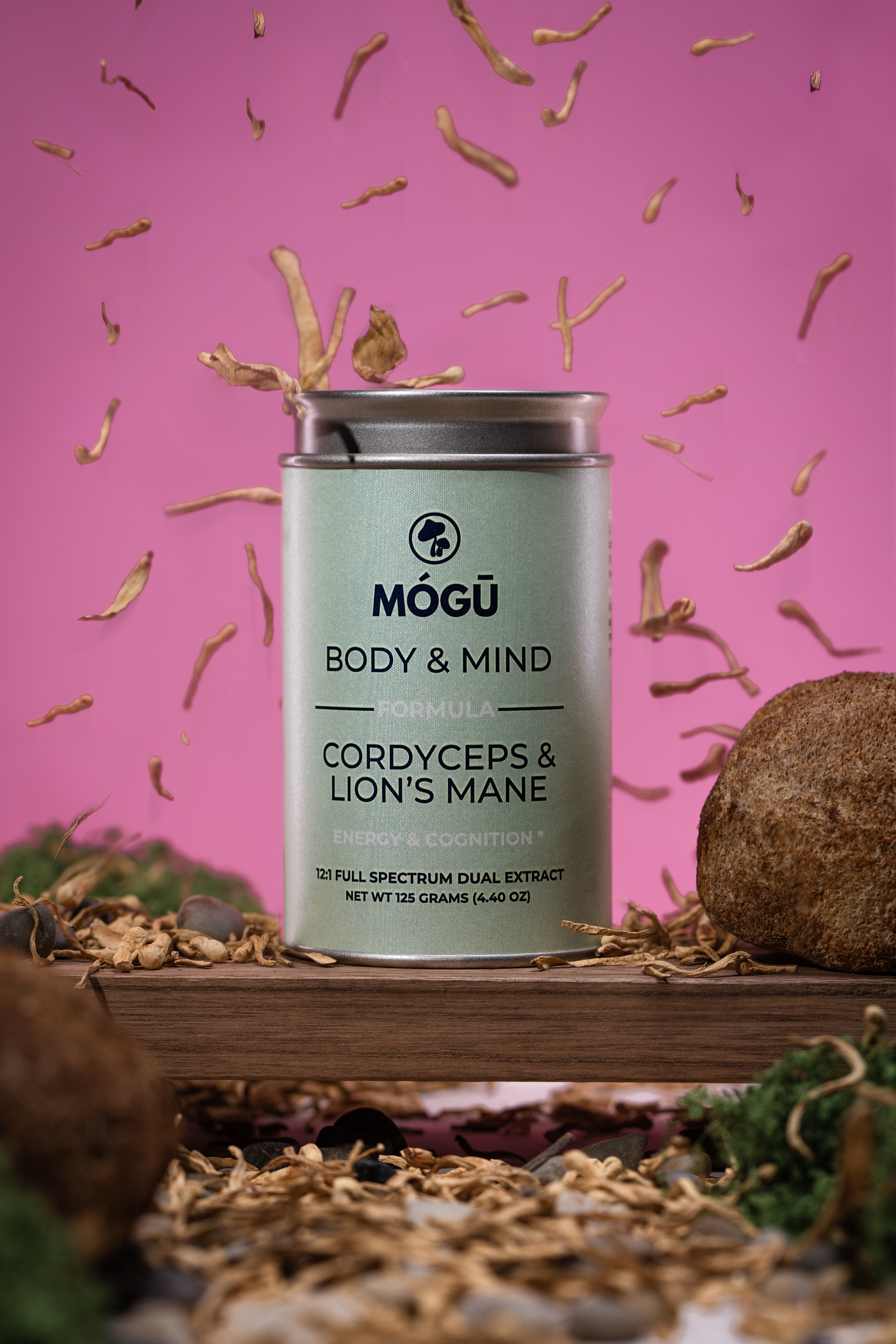 Mogu mushroom supplements campaign 2026