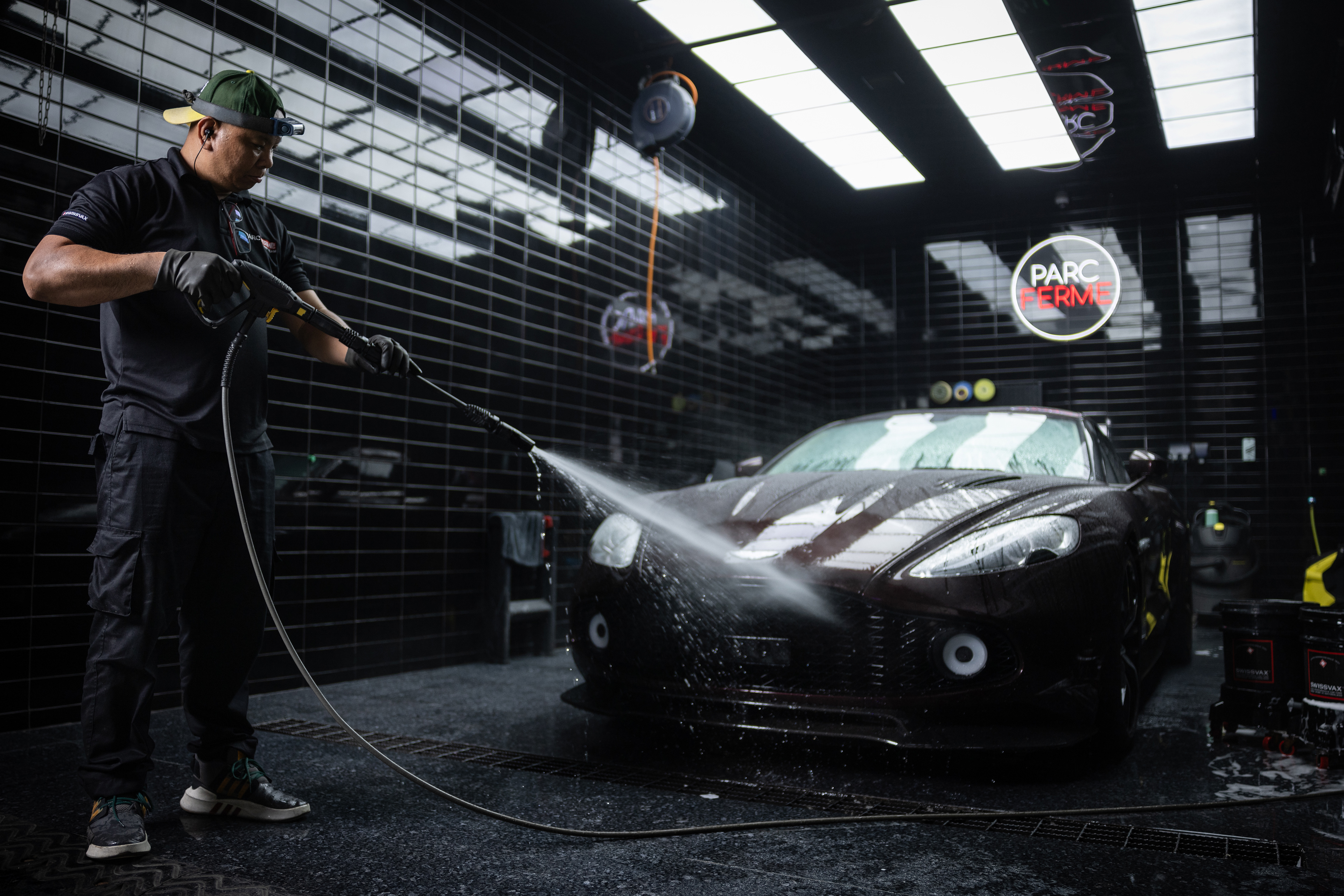 parc ferme garage and detailing facility social media campaign 2026