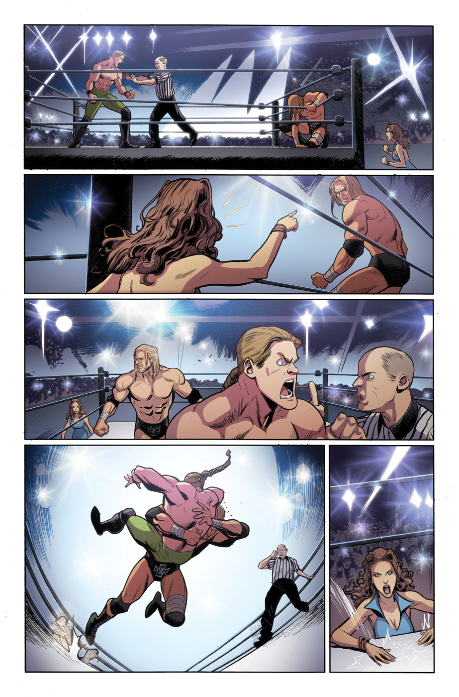 ©WWE/Boom Studios (Line-art by Dan Mora)