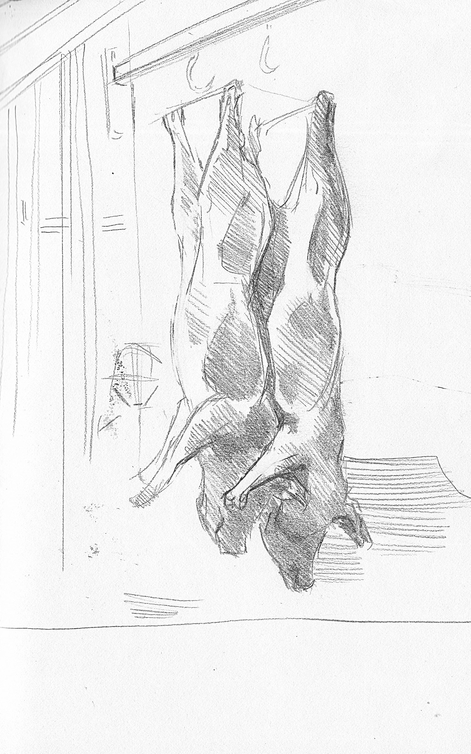 slaughterhouse pig study in graphite - June 2026