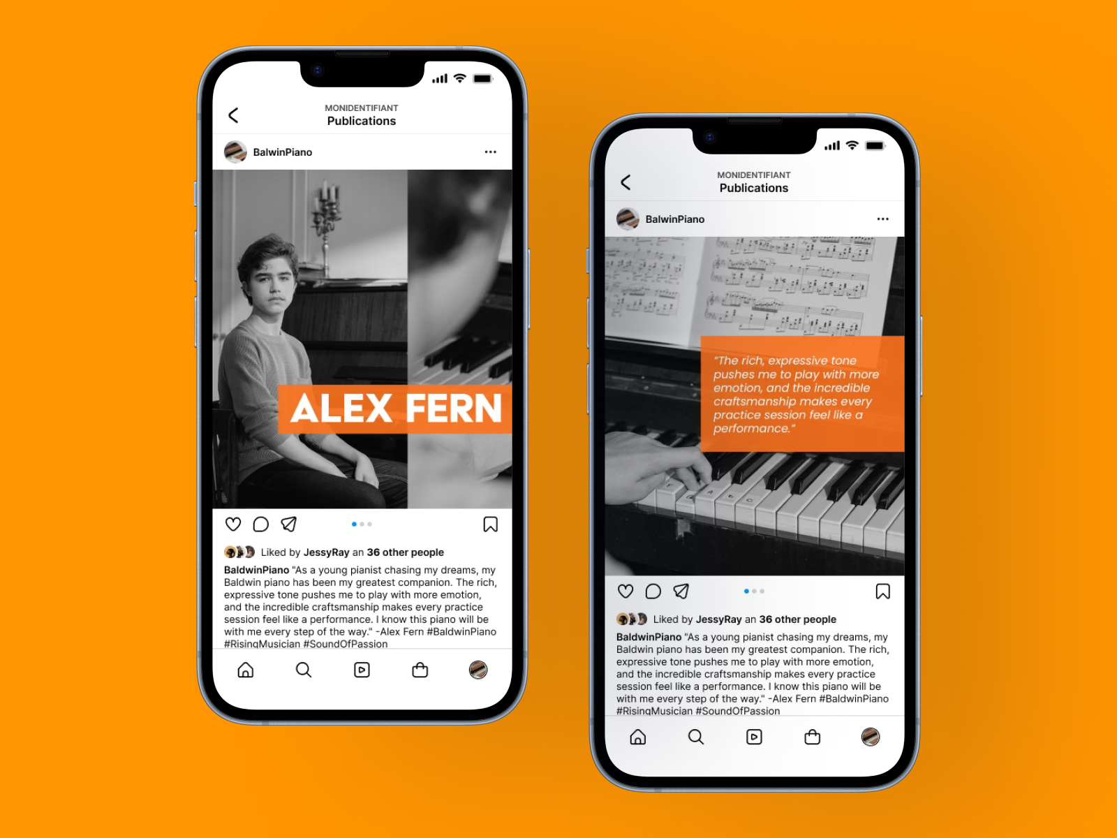 Social Media Post Featuring Alex Fern