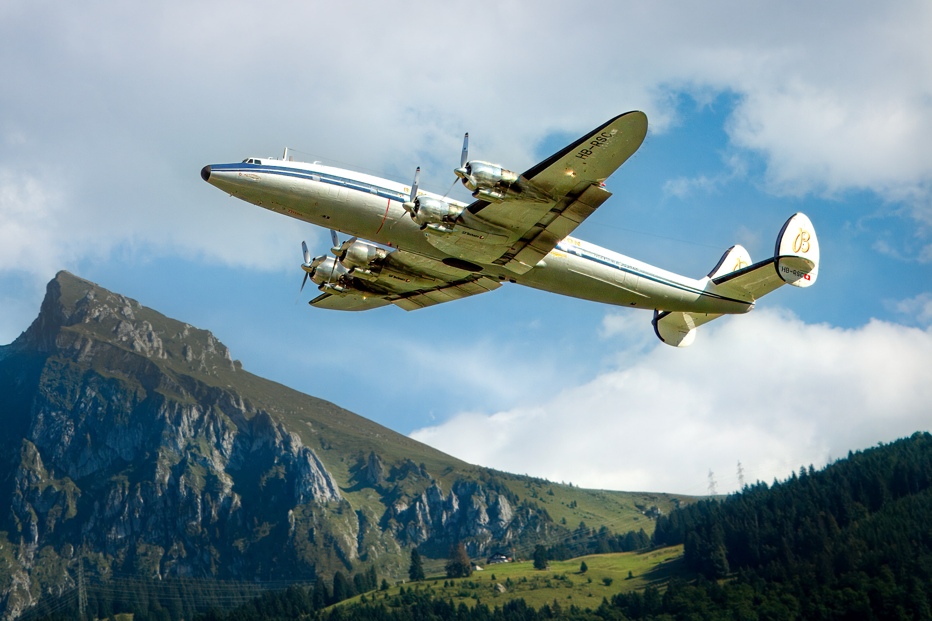 Lockheed Super Constellation HB-RSC (1955)