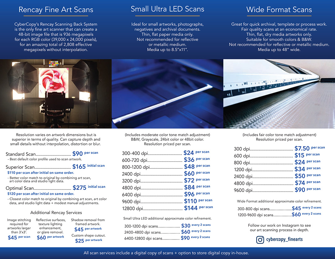 Art Scanning Services Brochure