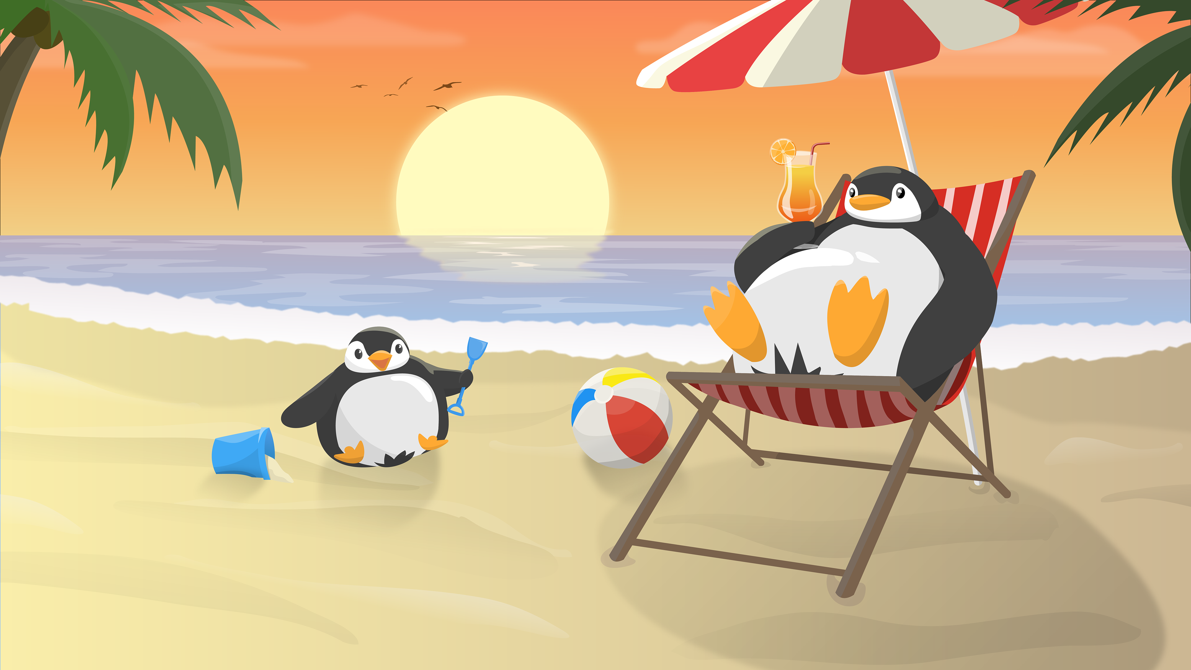 Vector Desktop Wallpaper Illustration