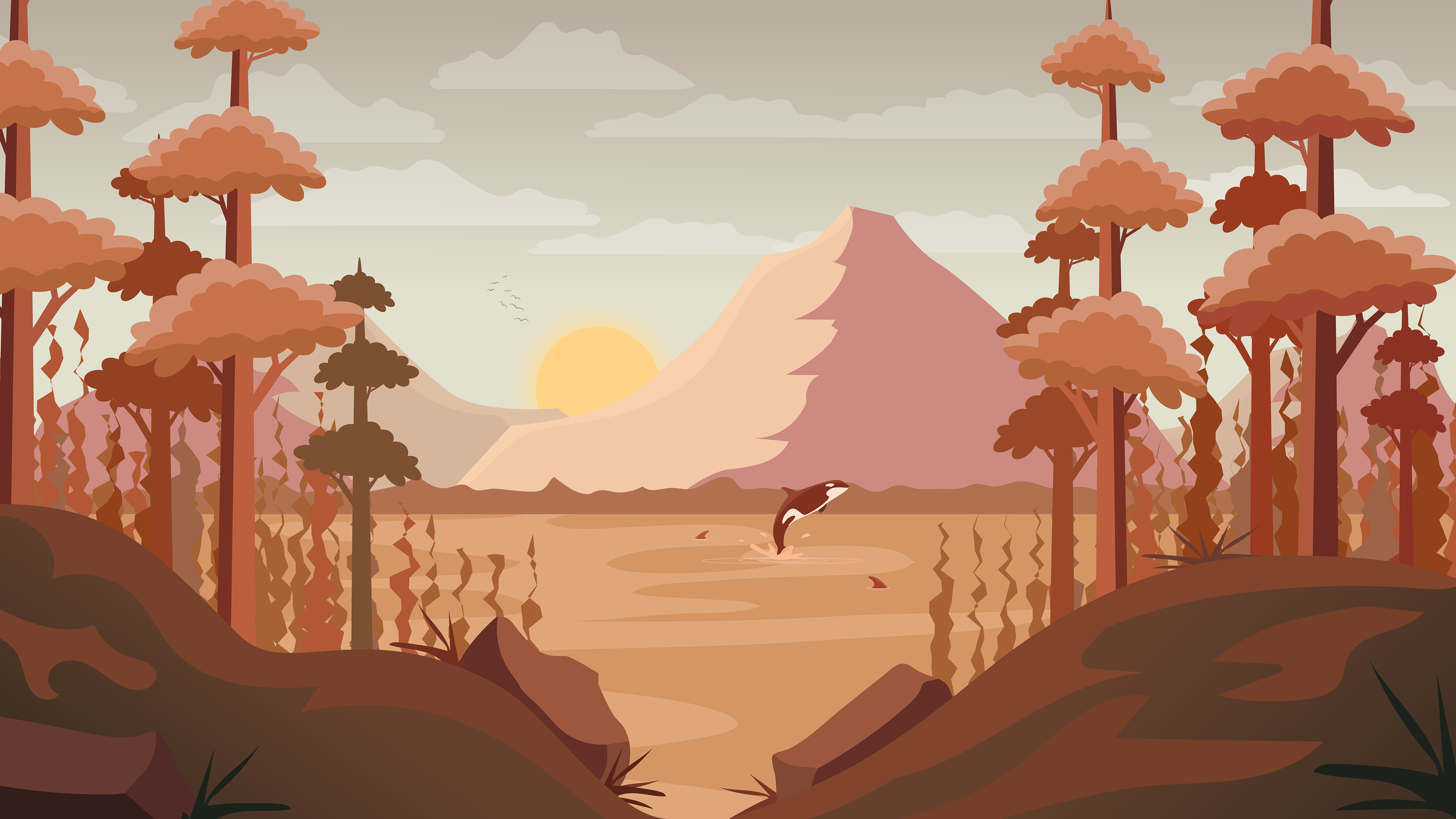 Vector Landscape Illustration