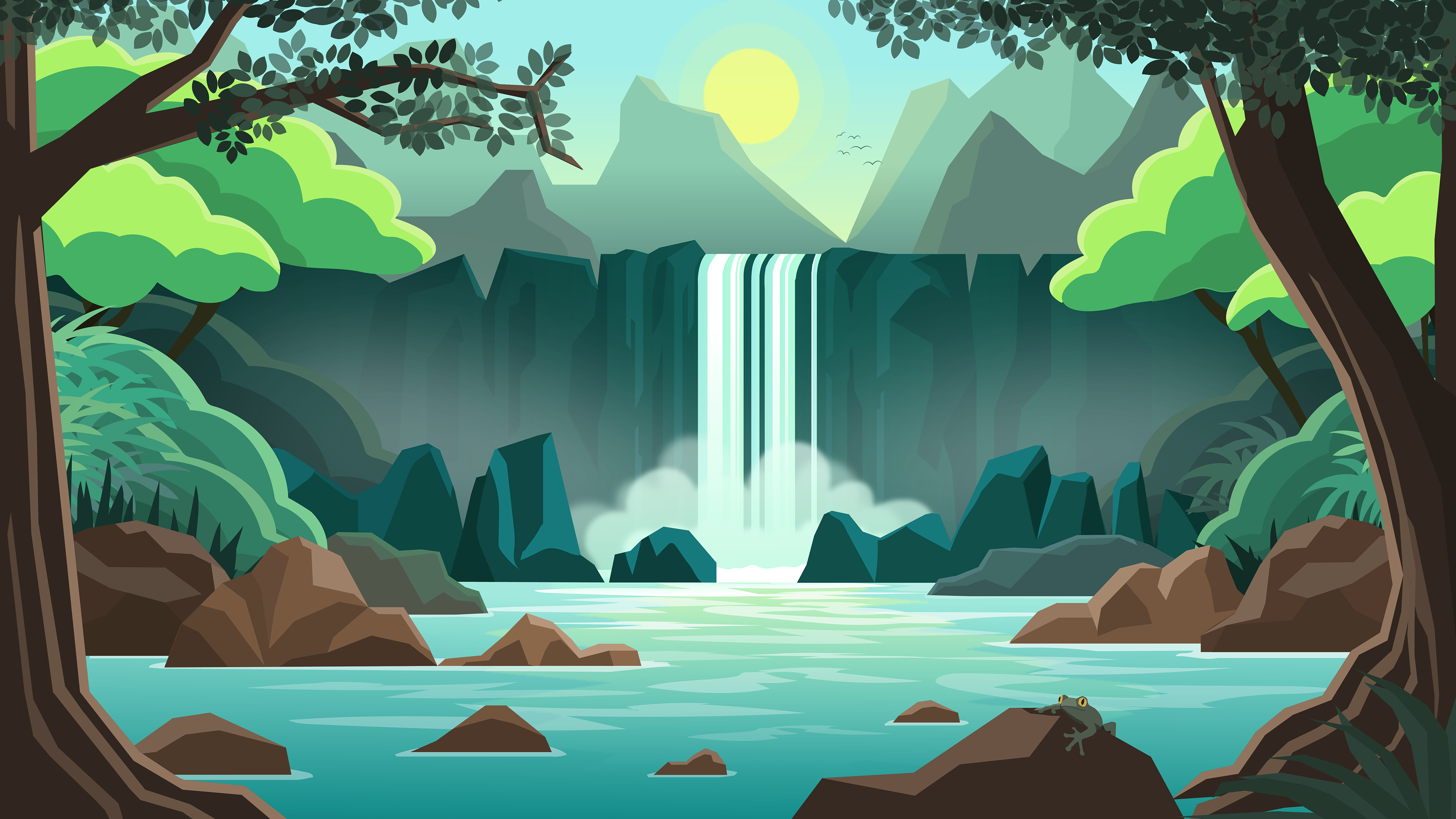 Vector Landscape Illustration