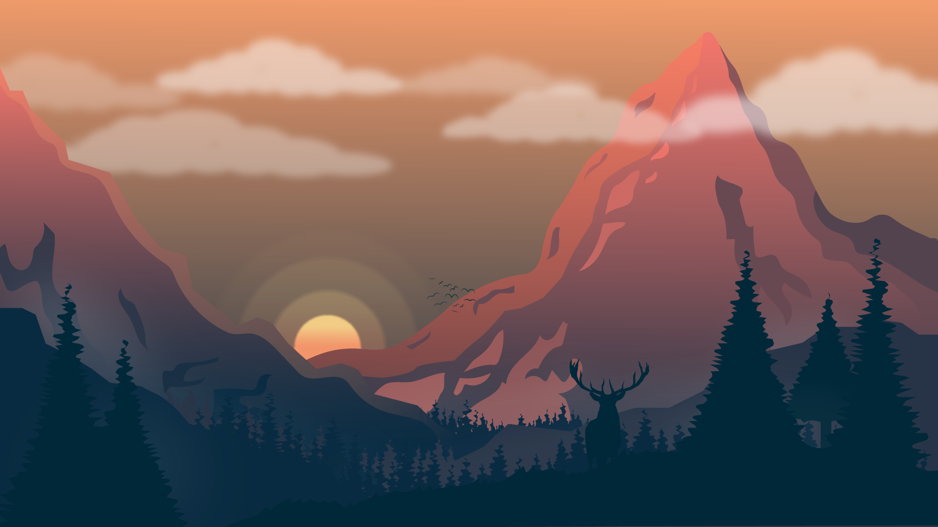 Vector Landscape Illustration