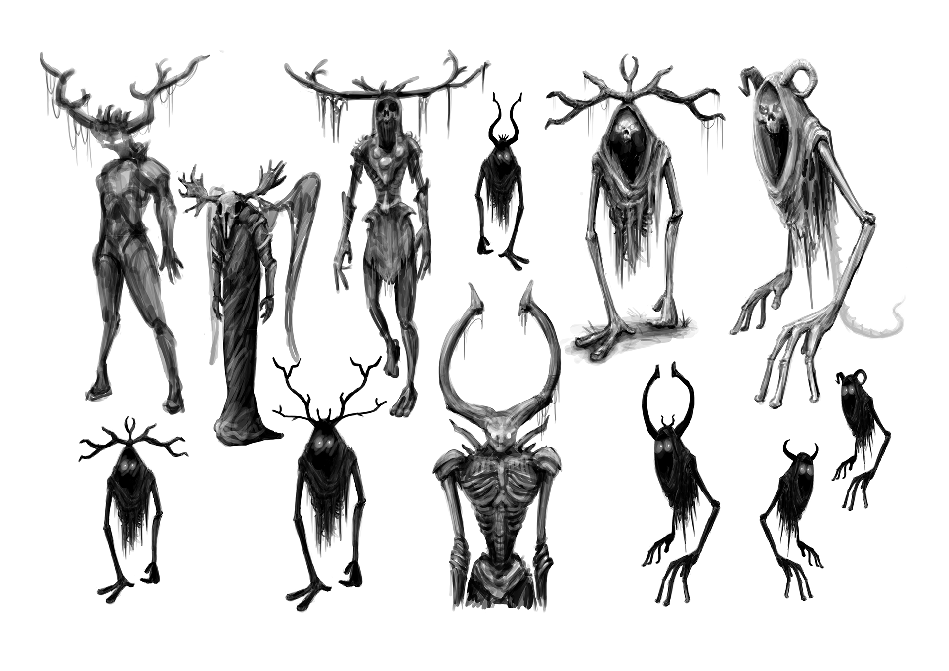 Concept Character Design Sheet (for my final university film)
