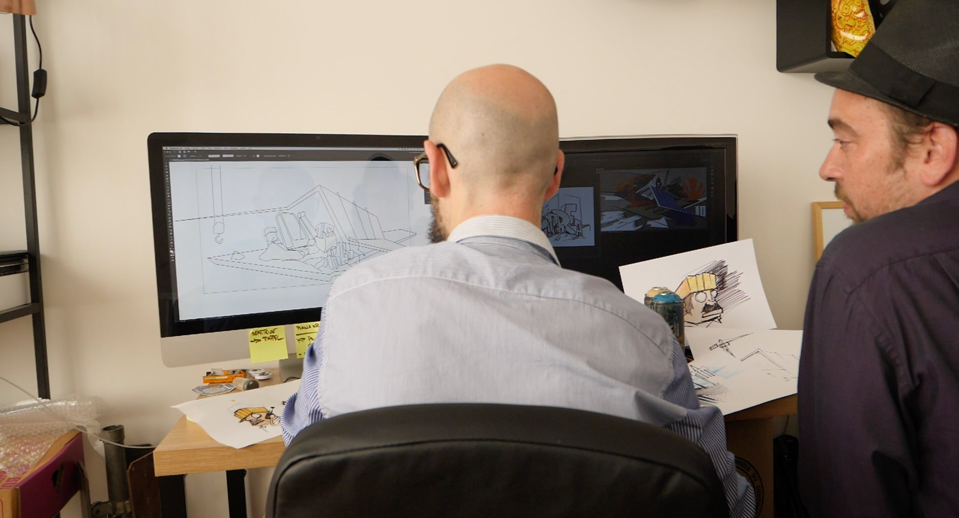 Finalisation de l'illustration numérique
