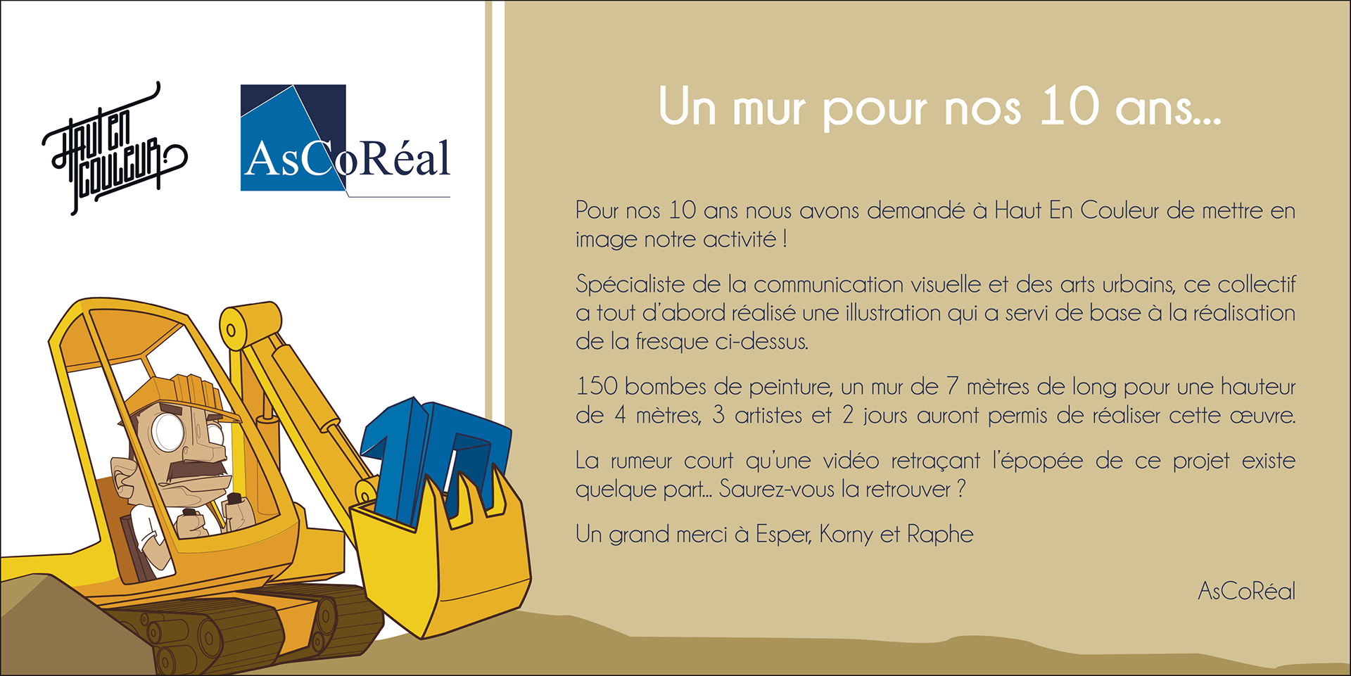 cartel sous l'oeuvre