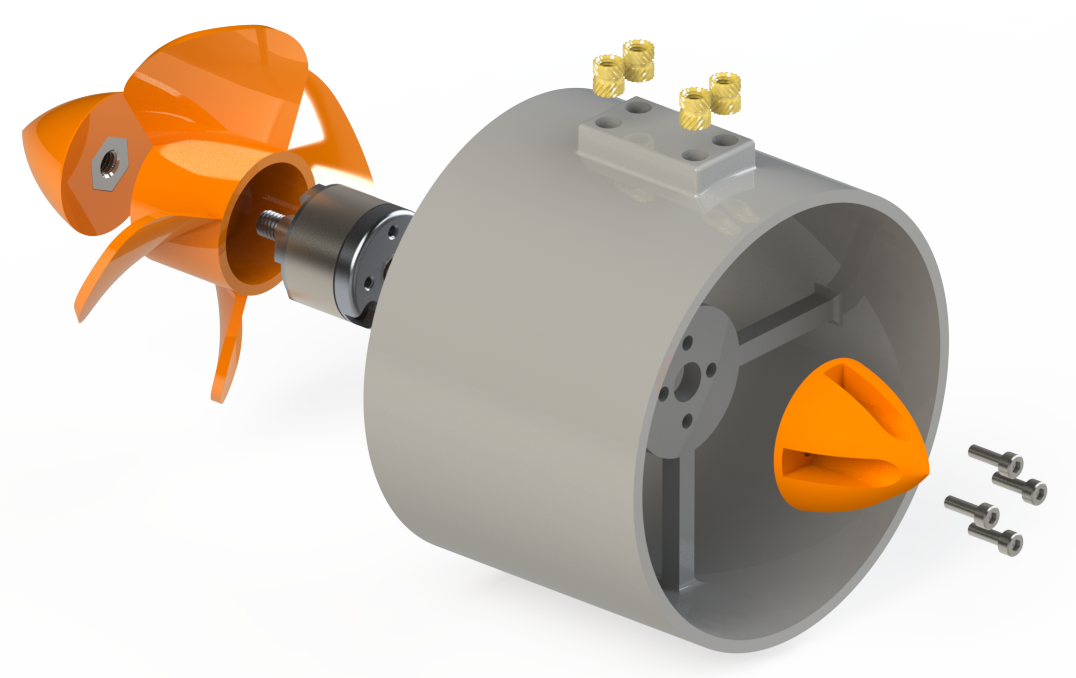 exploded view render