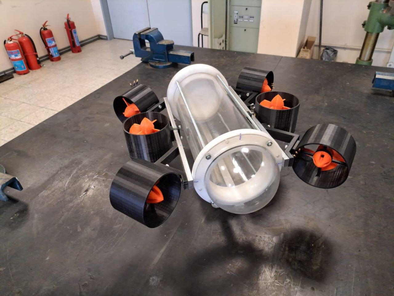 First full assembly of the AUV