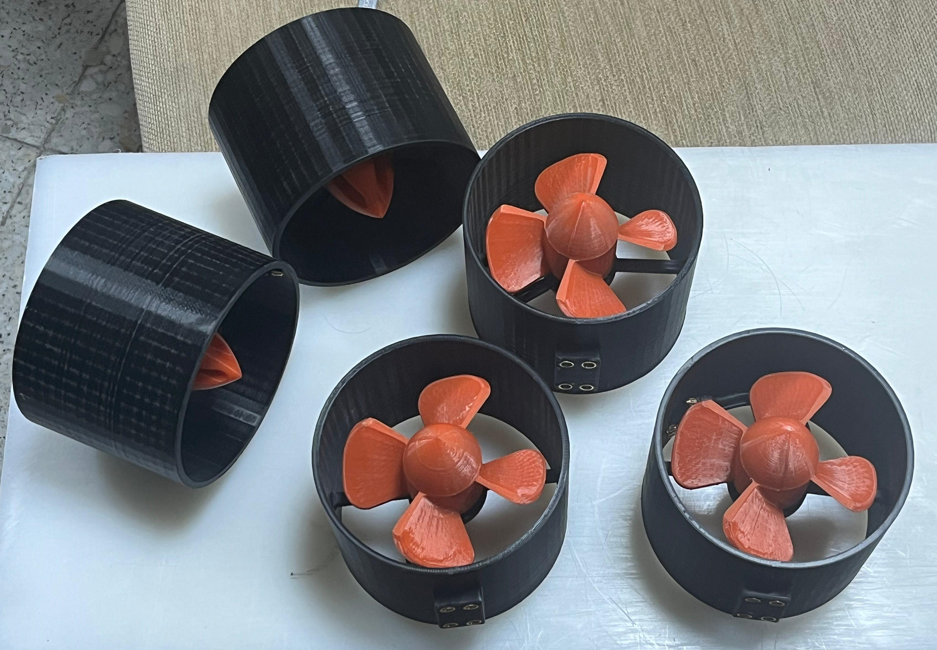 final thruster assemblies 