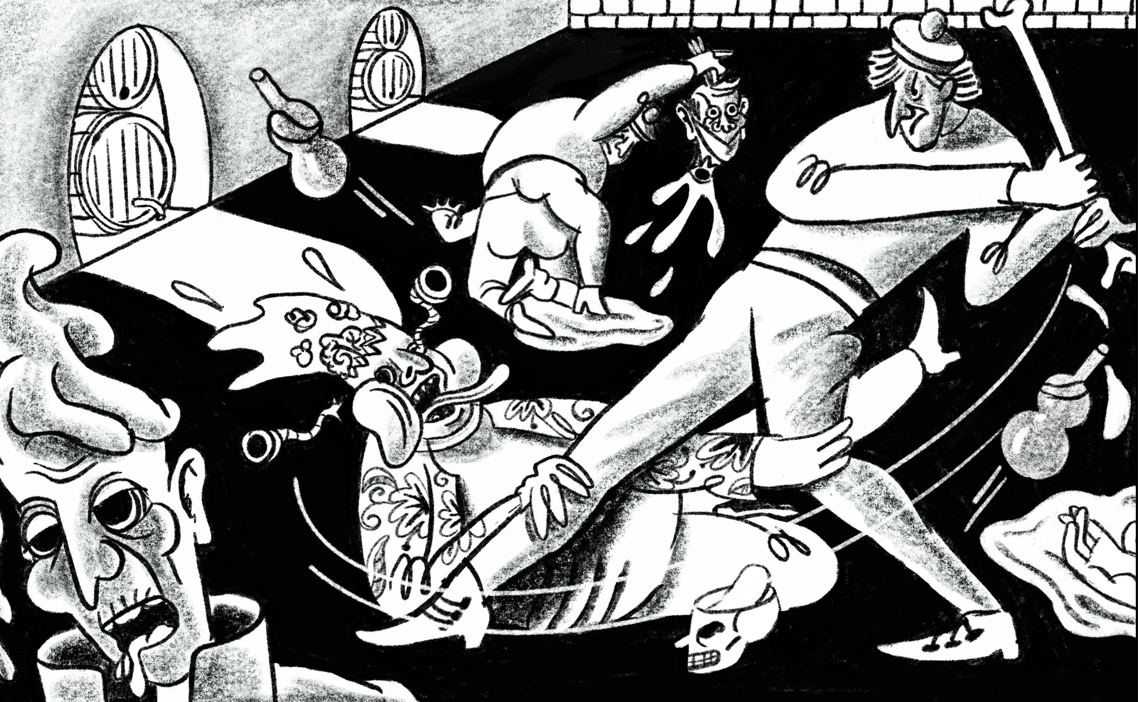 König Pest von Edgar Allan Poe