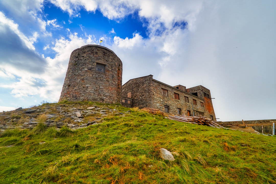 Old observatory on the top of the mountain 2018