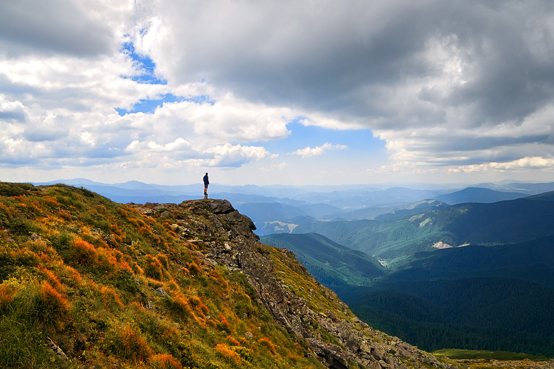 Wanderer in the mountains 2017