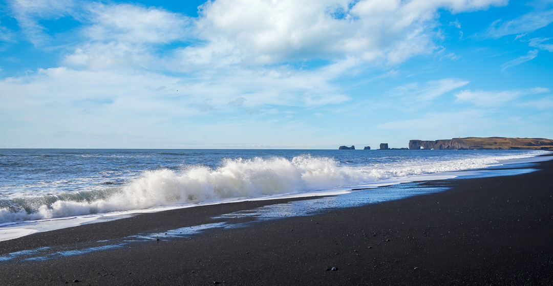 Black sand beach 2018