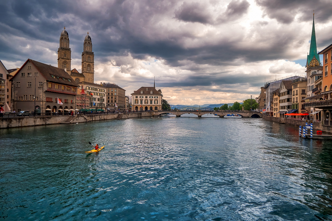 Cloudy day in Zürich 2018