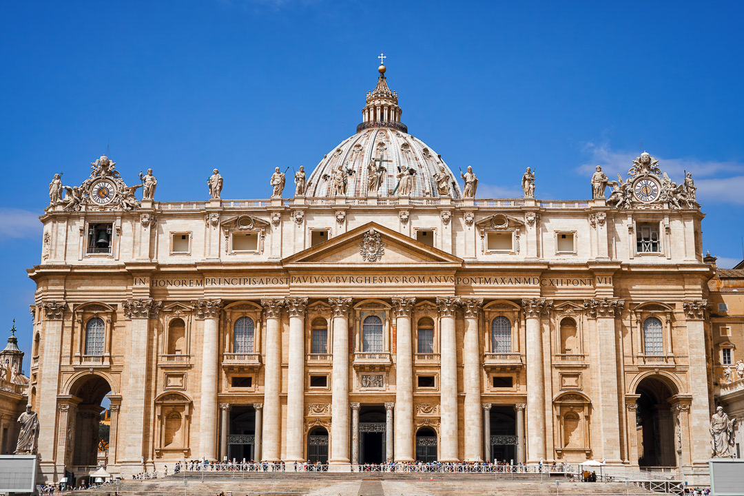 Basilica di San Pietro facade 2017