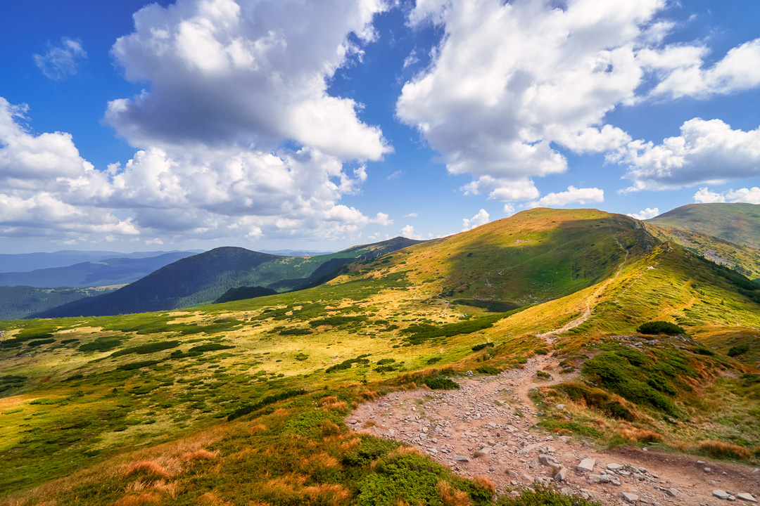 Path in the mountains 2017